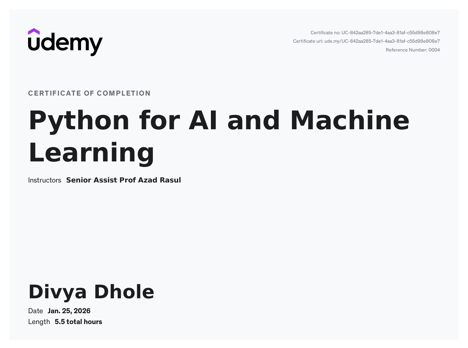 AI & ML